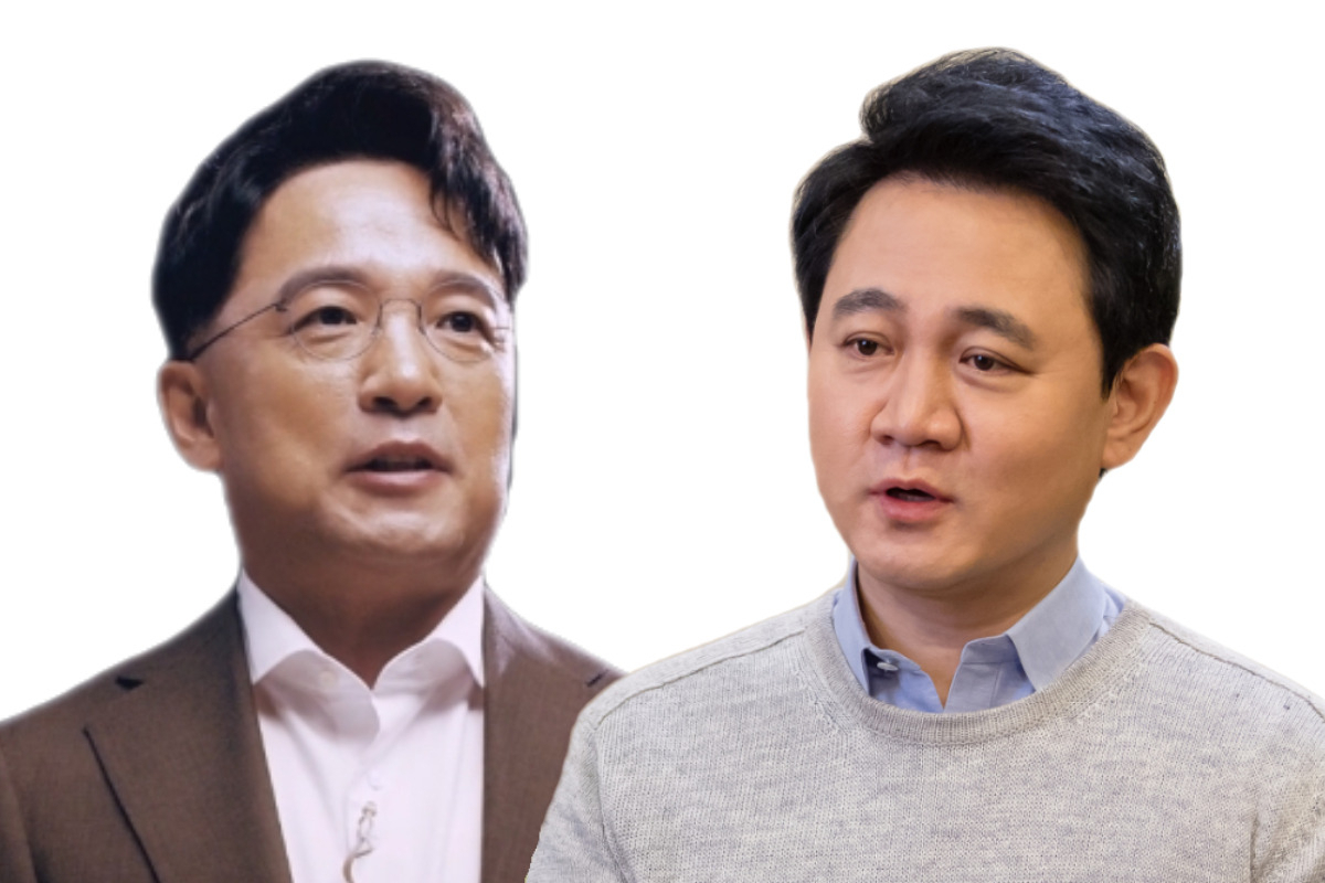 김택진 엔씨소프트 대표(왼쪽), 방준혁 넷마블 의장 [엔씨소프트, 넷마블]
