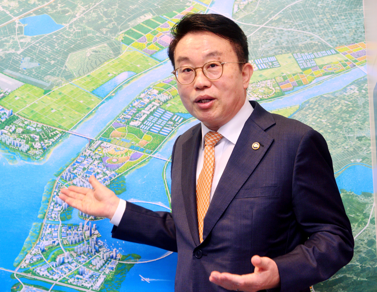 Yang Choong-mo, administrator of the Saemangeum Development and Investment Agency (Park Hyun-koo/The Korea Herald)