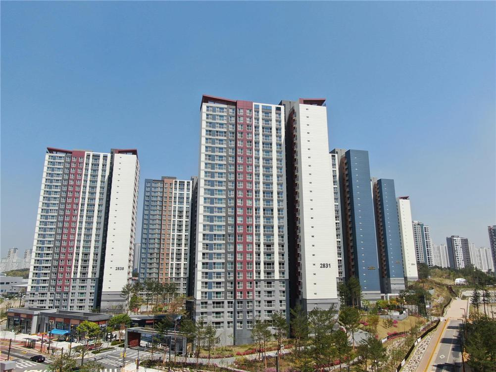 작년 10월 입주한 공공분양주택인 동탄2 LH 28단지 아파트 모습. [한국토지주택공사(LH) 제공]