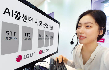 LG유플러스가 LG CNS와 손잡고 금융권 시장 공략을 위한 AI콜센터(AICC, AI Contact Center) 솔루션 시장에 진출한다고 15일 밝혔다. [LG유플러스 제공]