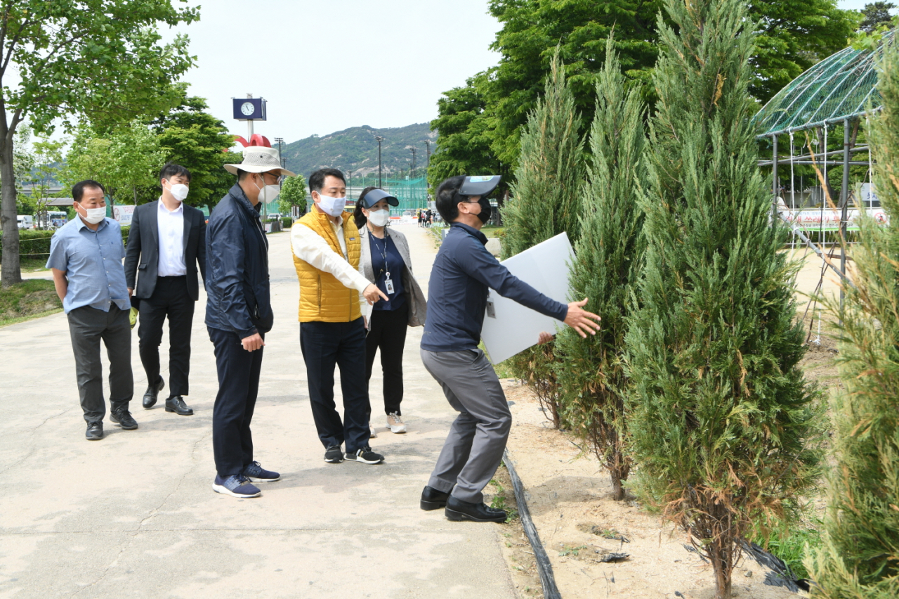 한강시민공원 현장 확인
