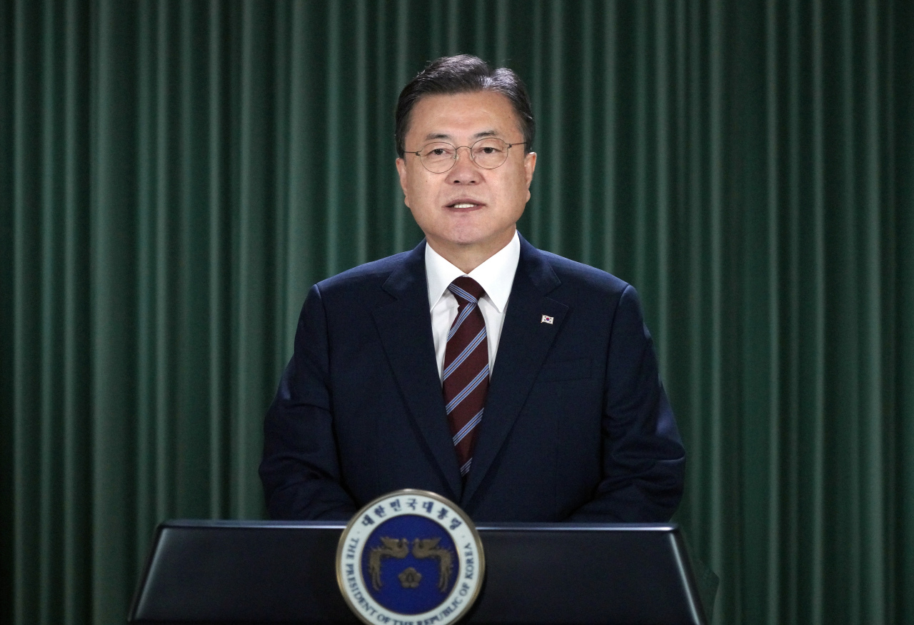 South Korean President Moon Jae-in (Yonhap)