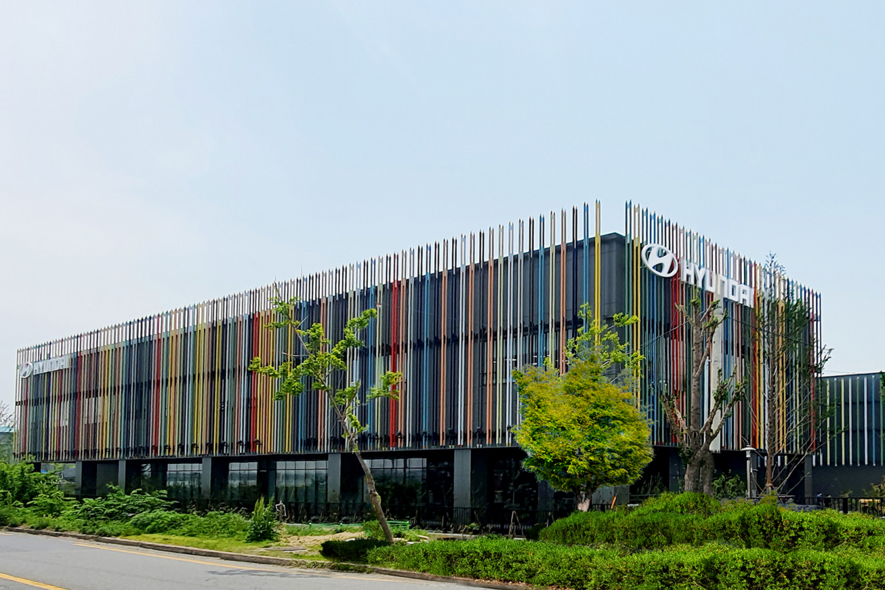 현대자동차 포항 서비스센터 외관.