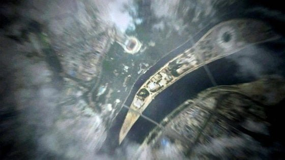The controversial video for P4G Seoul Summit shows a satellite image of Pyongyang, instead of Seoul. (Screenshot from YouTube)