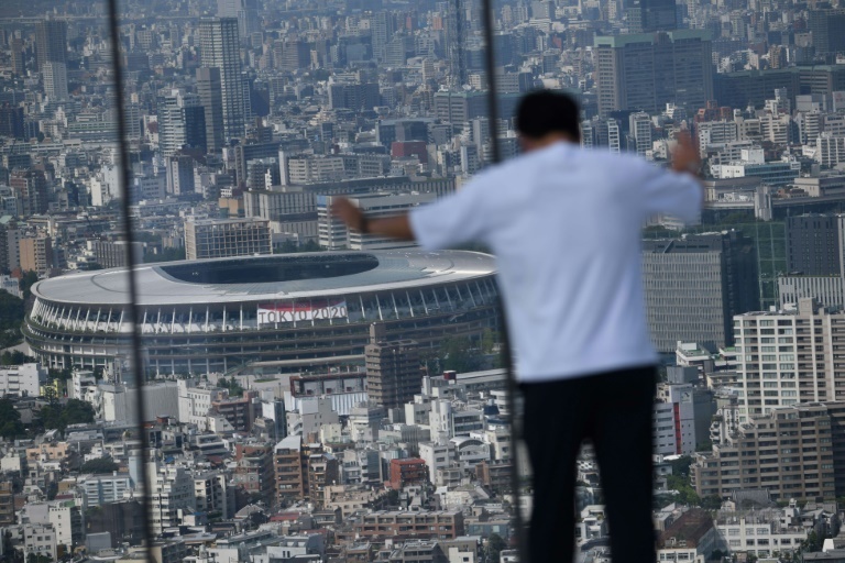 Tokyo's National Stadium will be the main venue for the delayed 2020 Olympics. (AFP)