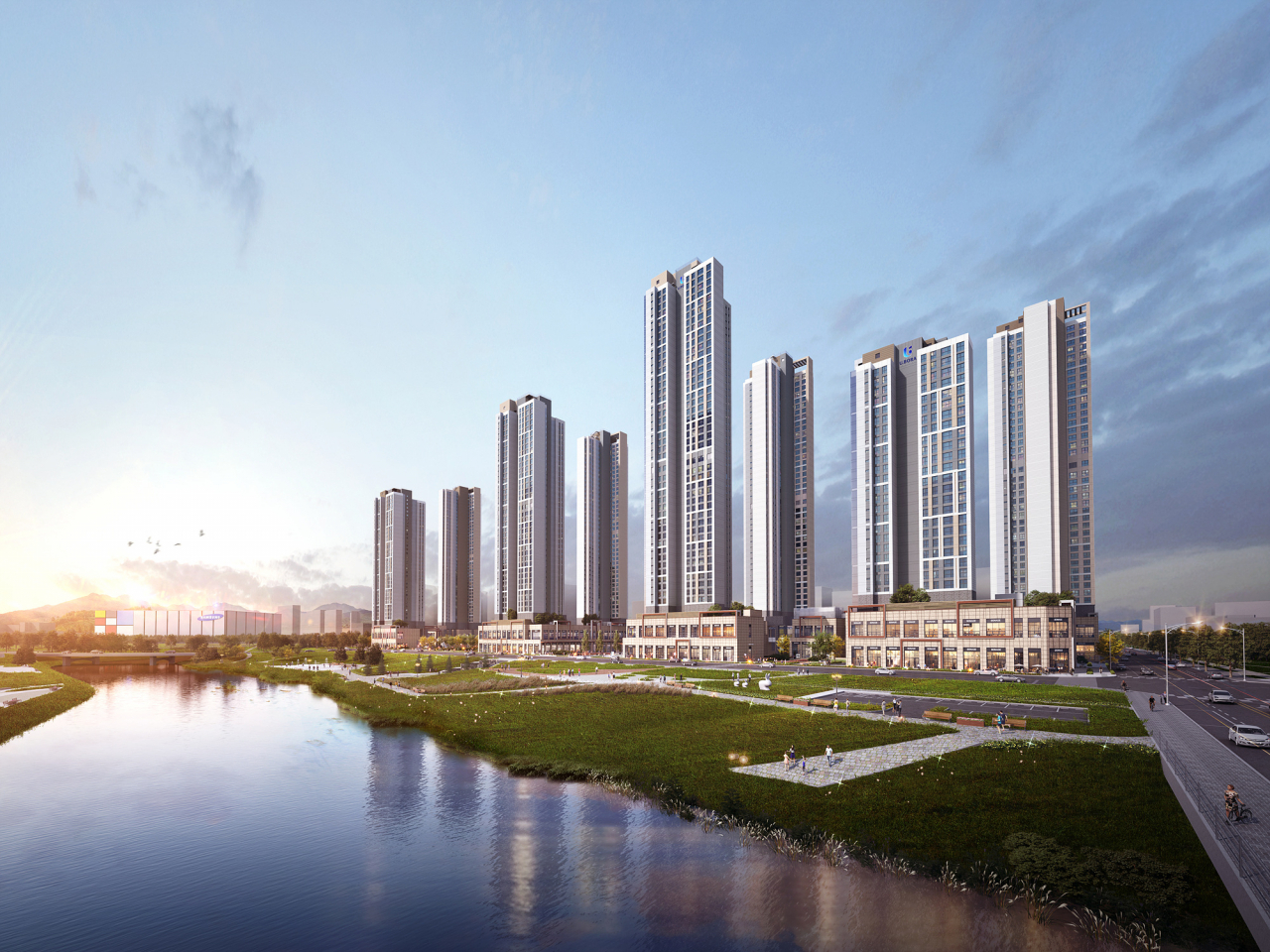평택고덕 유보라 더 크레스트 투시도. [반도건설 제공]