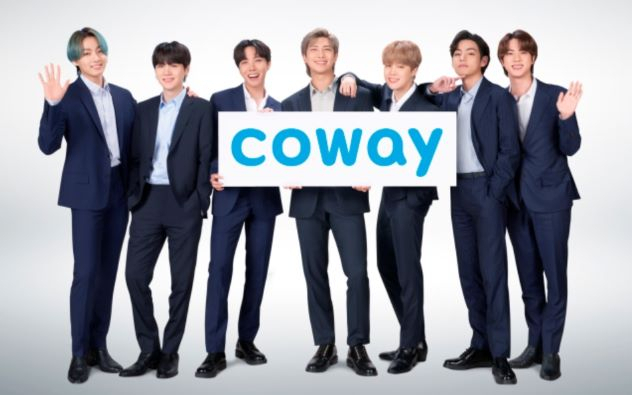 코웨이가 글로벌 모델로 선정한 BTS[코웨이 제공]