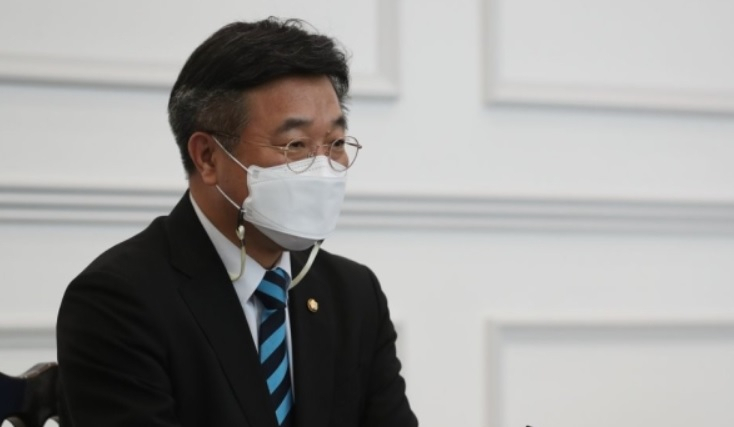 윤호중 더불어민주당 원내대표[연합]
