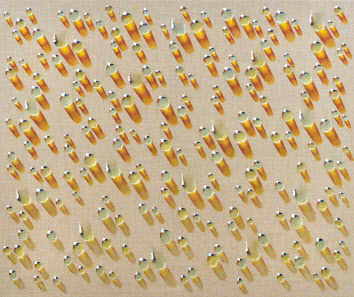 김창열, 물방울 SN201801, 60.6&times;72.7cm(20), 마포에 유채, 2018