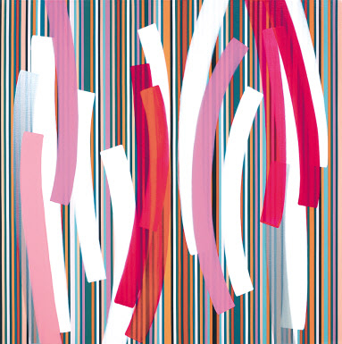 하태임, 통로 No.262002, 캔버스에 아크릴, 140x140cm 2020