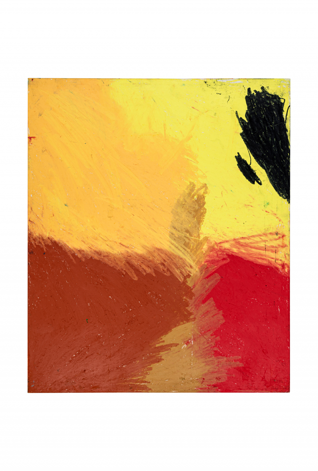 오영범, 무제, 2019, 종이에 오일 스틱, 72.9x60.6cm [사진제공=서울시립미술관]