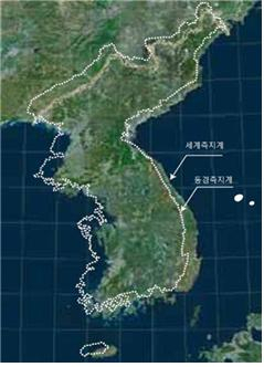 세계측지계 변환 전‧후 위치의 변화 [국토교통부]