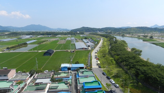전남 순천시 풍덕동 일대 도시개발사업지구 전경. /박대성기자 parkds@heraldcorp.com