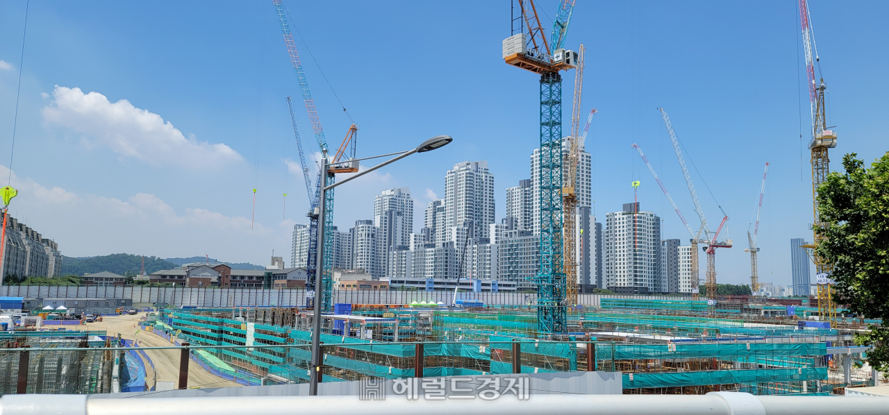 반포 원베일리 아파트 공사현장[헤럴드경제DB]