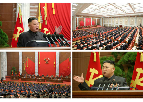 30일 조선중앙통신은 김정은 북한 국무위원장의 주재로 전날 정치국 확대회의가 열렸다고 보도했다. 김 위원장은 책임간부들의 태업으로 방역 관련 중대사건이 발생했다고 질타했다. [헤럴드DB]
