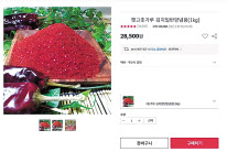 온라인에서 판매되는 고춧가루 상품 사진.[서울시 제공]