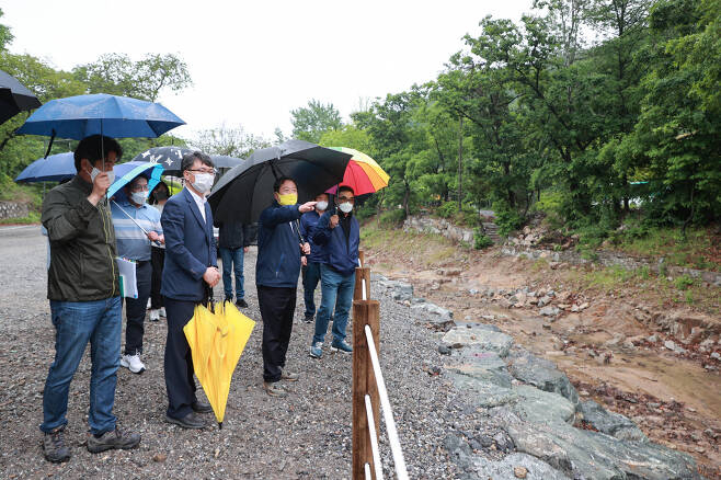 청학밸리 현장 점검