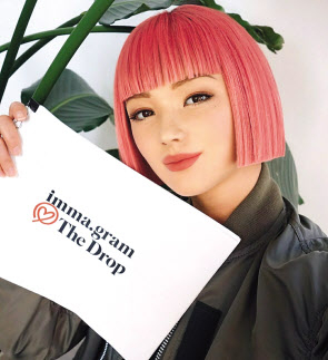 일본 3D 이미징 회사가 만든 가상 모델 ‘이마(IMMA)’. 한 해 벌어들이는 수익은 7억원이 넘는 것으로 알려졌다.[인스타그램 캡처]
