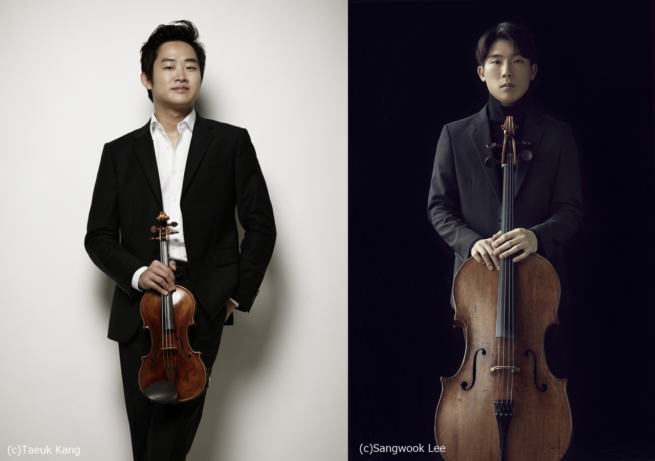 바이올리니스트 김재영, 첼리스트 문태국 [금호문화재단 제공]