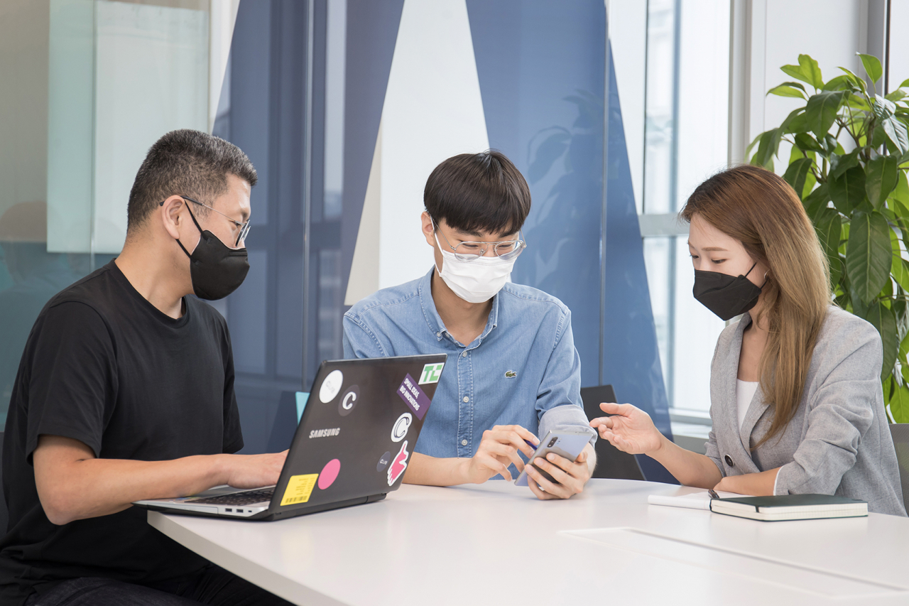 삼성전자 직원들. [삼성전자 제공. 재판매 및 DB 금지] 연합뉴스