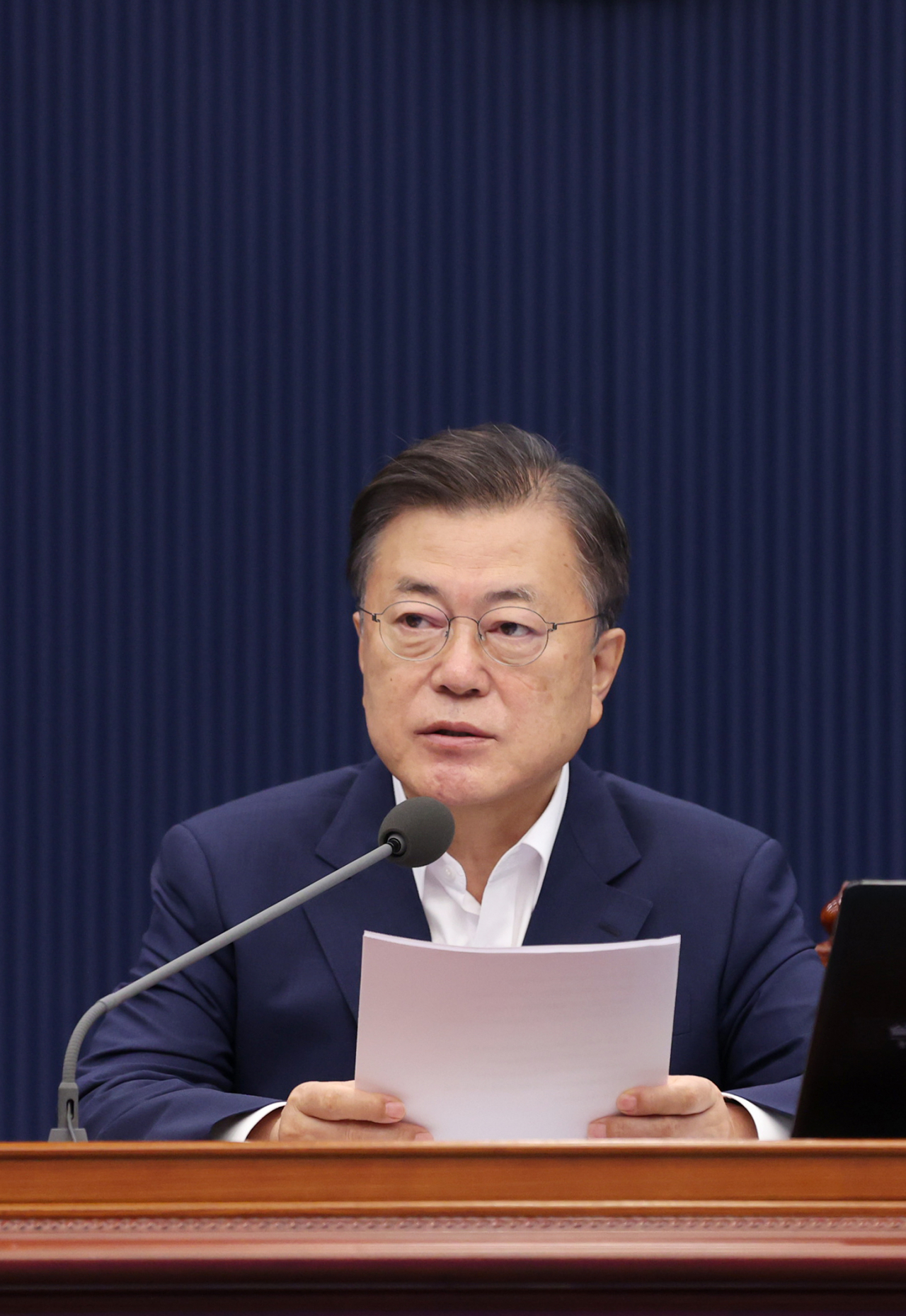 문재인 대통령[연합]