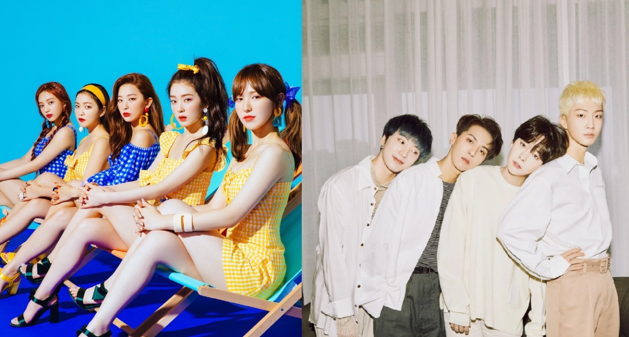 Red Velvet (S.M. Entertainment) / Winner (YG Entertainment)