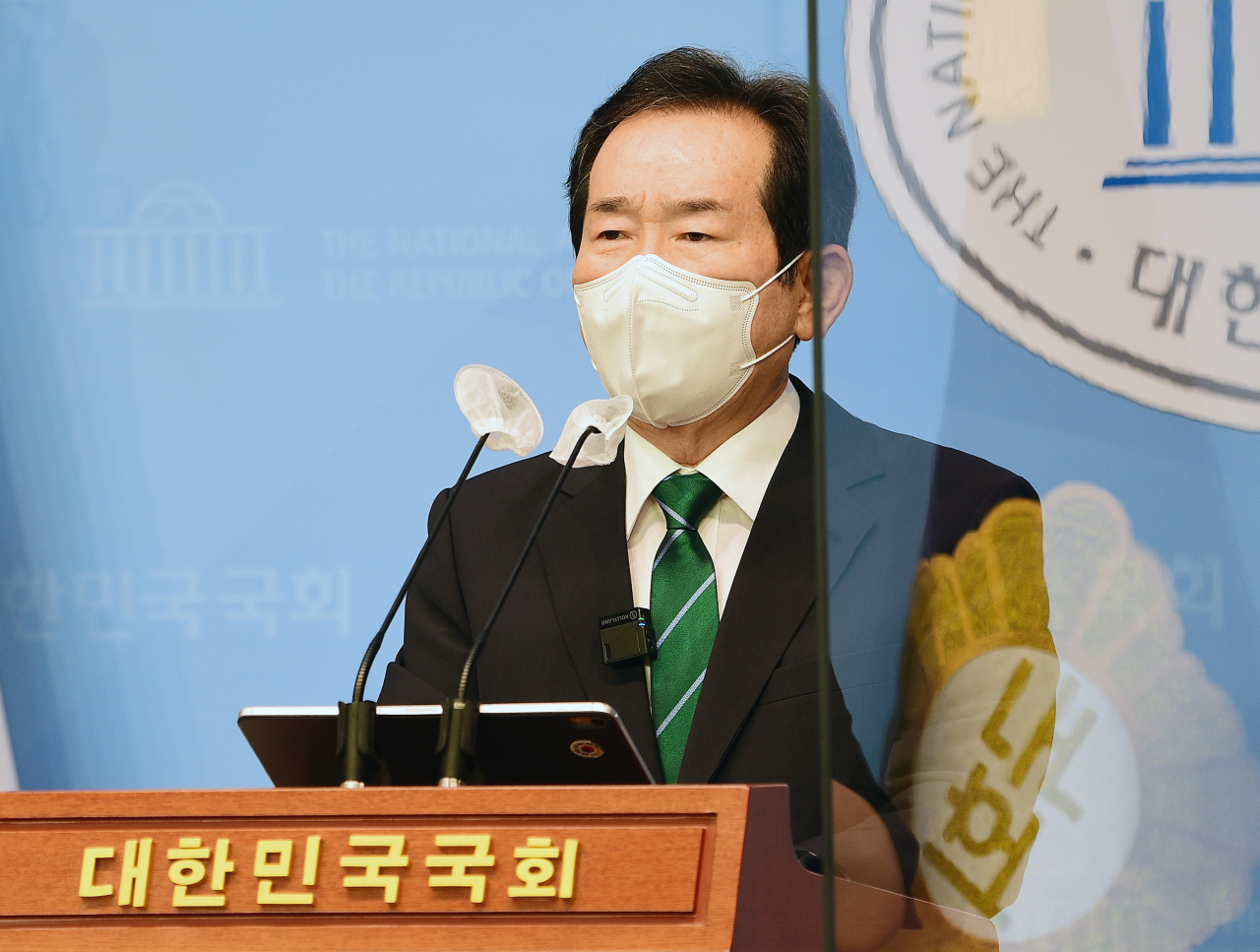 더불어민주당 대선 경선 예비후보인 정세균 전 국무총리. [이상섭 기자]