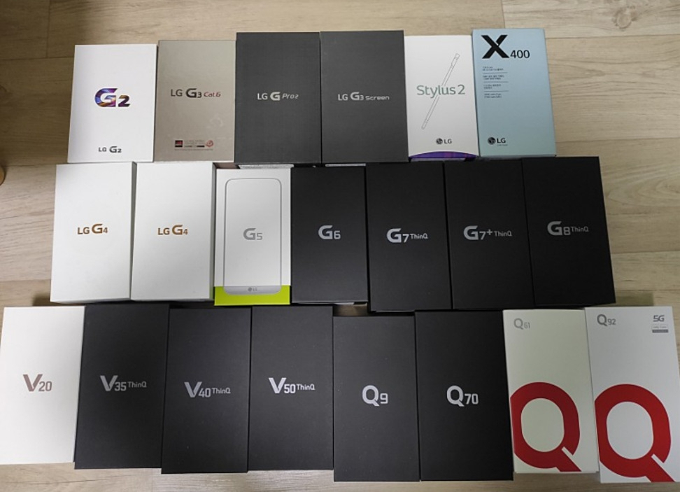 답변자 A씨가 보유 중인 LG전자 스마트폰 [사진=독자 제공]