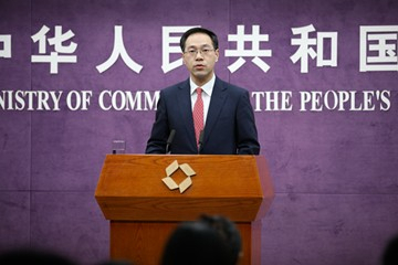 가오펑 중국 상무부 대변인 [중국 상무부 웹사이트 홈페이지 캡처]