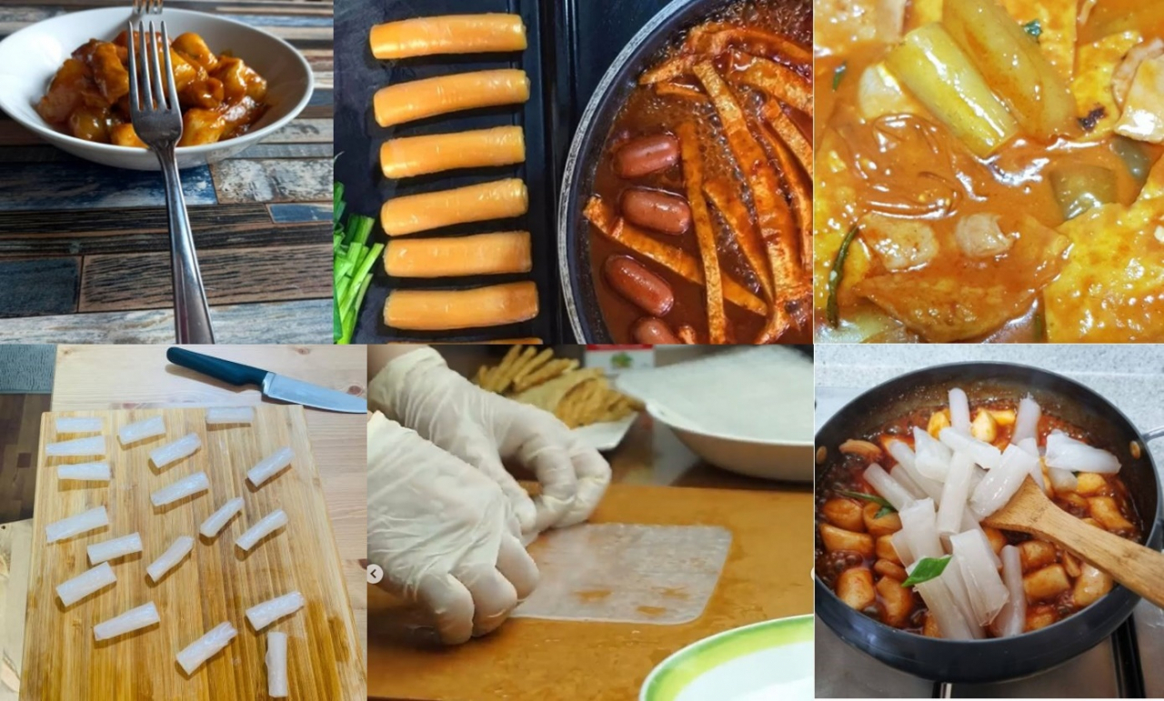 SNS에 올라온 '라이스페이퍼 떡볶이'[인스타그램]