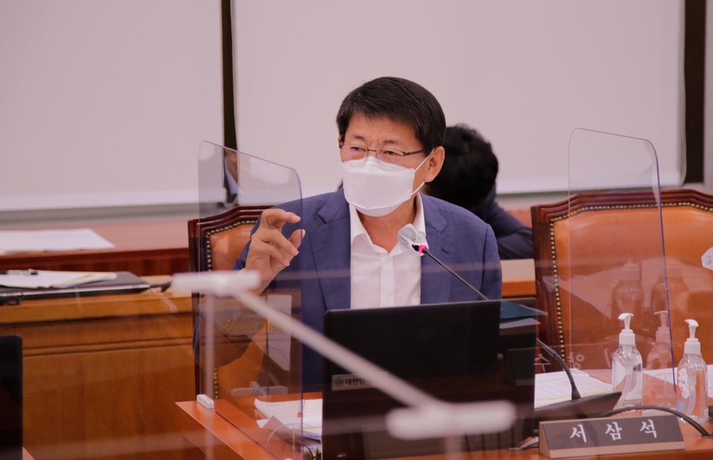 농해수위 상임위서 질의하는 서삼석 의원[서삼석 의원실 제공]