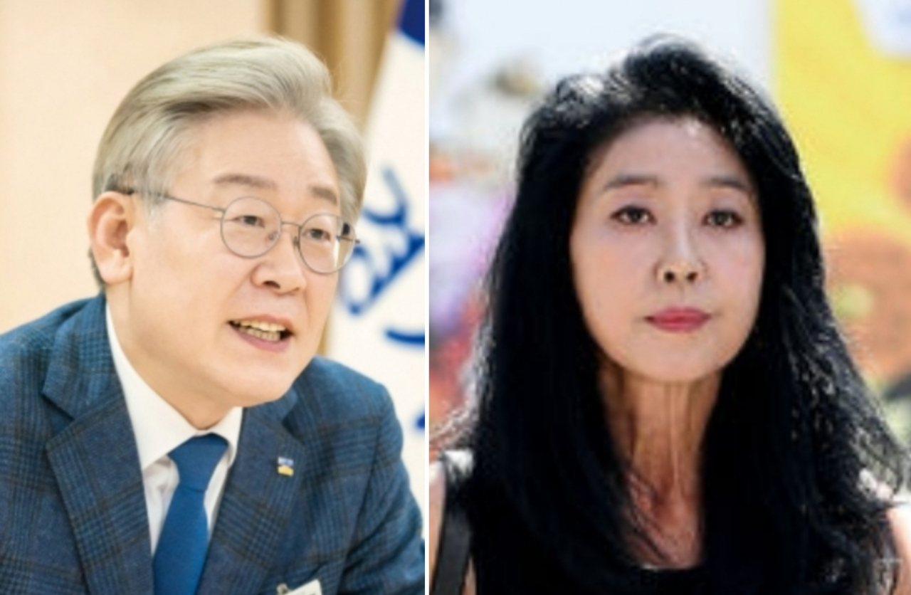 이재명 경기도지사(왼쪽), 배우 김부선 씨. [헤럴드경제DB·OSEN]