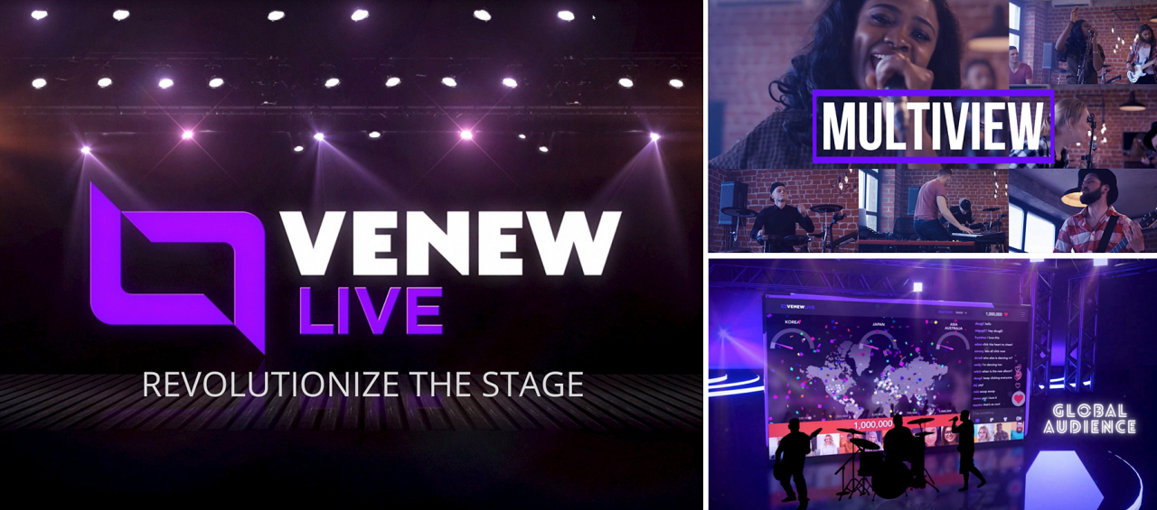 이노션 월드와이드가 디지털 라이브 스트리밍 플랫폼 '베뉴라이브(VENEWLIVE)'와 광고사업을 협력하기로 했다. 사진은 베뉴라이브 소개 영상 캡처. [이노션 제공]