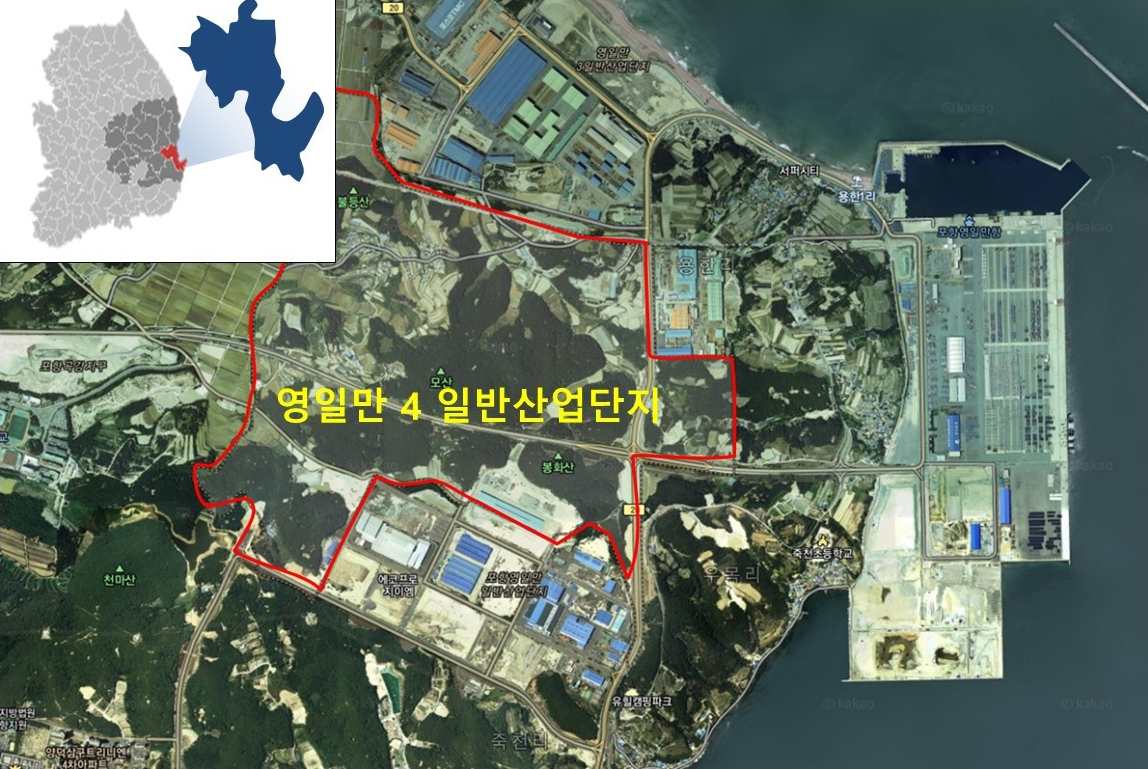 영일만4 일반산업단지 위치도. [GS건설 제공]
