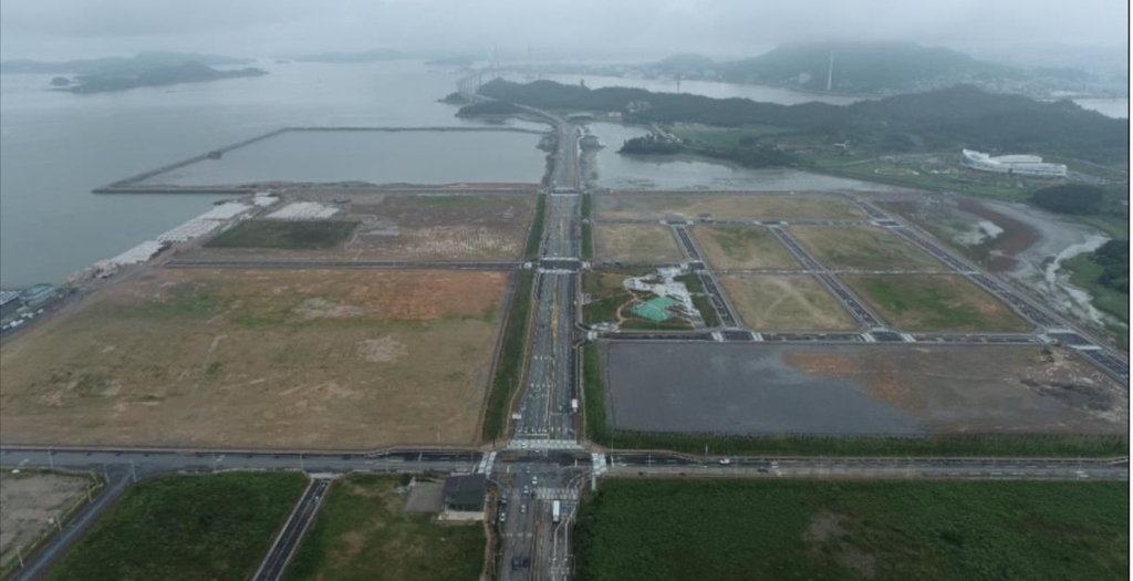 목포 신항,항만 배후단지