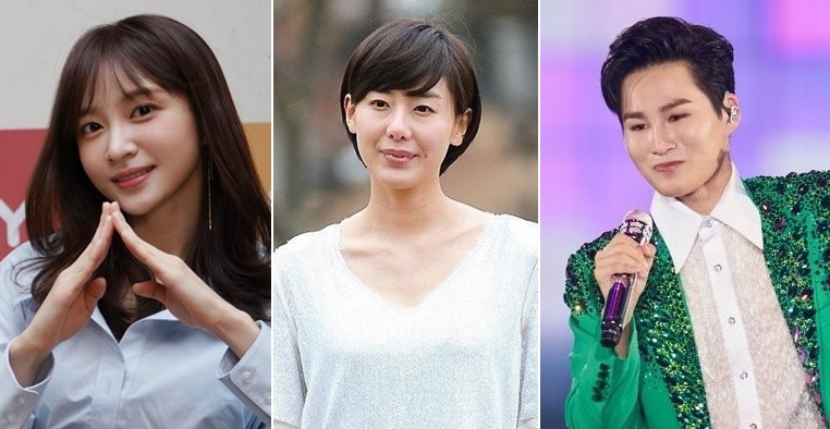 왼쪽부터 하니, 윤정희, 김희재 [연합·OSEN]
