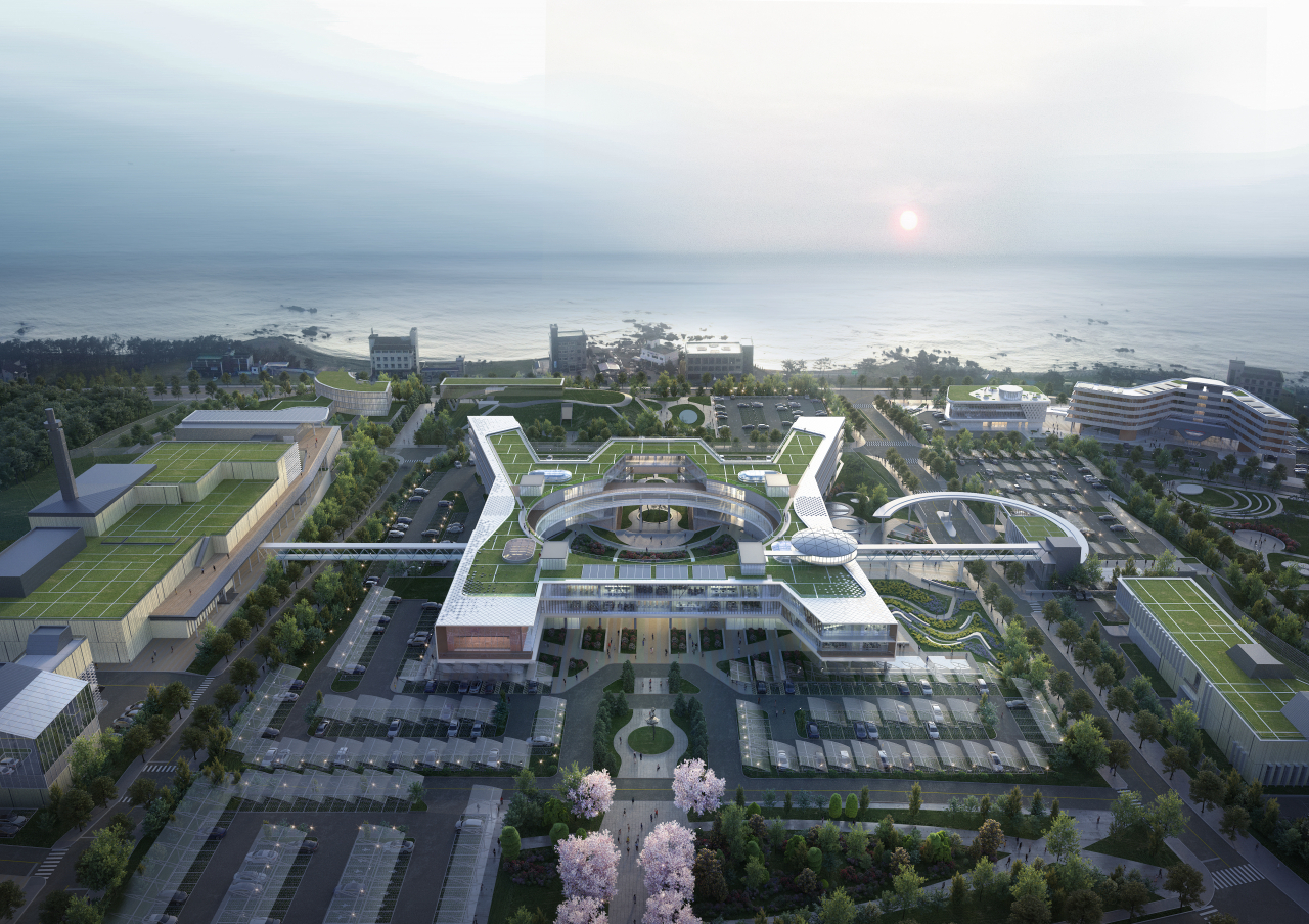 2025년 경주에 구축되는 한국원자력연구원 문무대왕연구소 조감도.[과기정통부 제공]