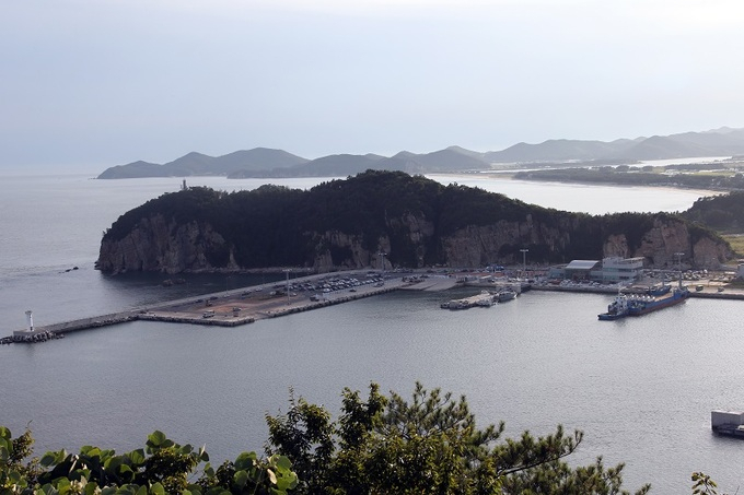 서해 최북단 백령도 용기포신항. [연합]