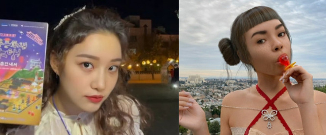 가상 인플루언서 (좌) 루이 리, (우) 릴 미켈라. [인스타그램 캡처]