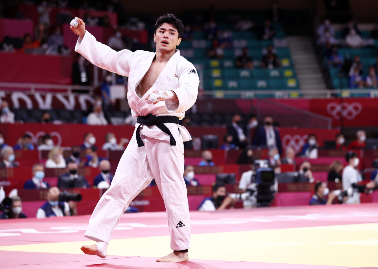 남자 유도 60kg급 국가대표 김원진. [연합]
