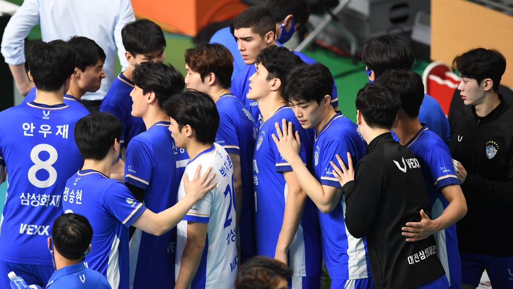 남자 프로배구 삼성화재 [한국배구연맹(KOVO) 제공. 재판매 및 DB 금지]