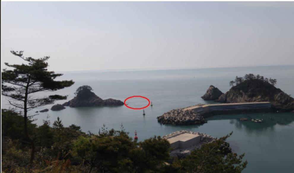 수중암초 해역