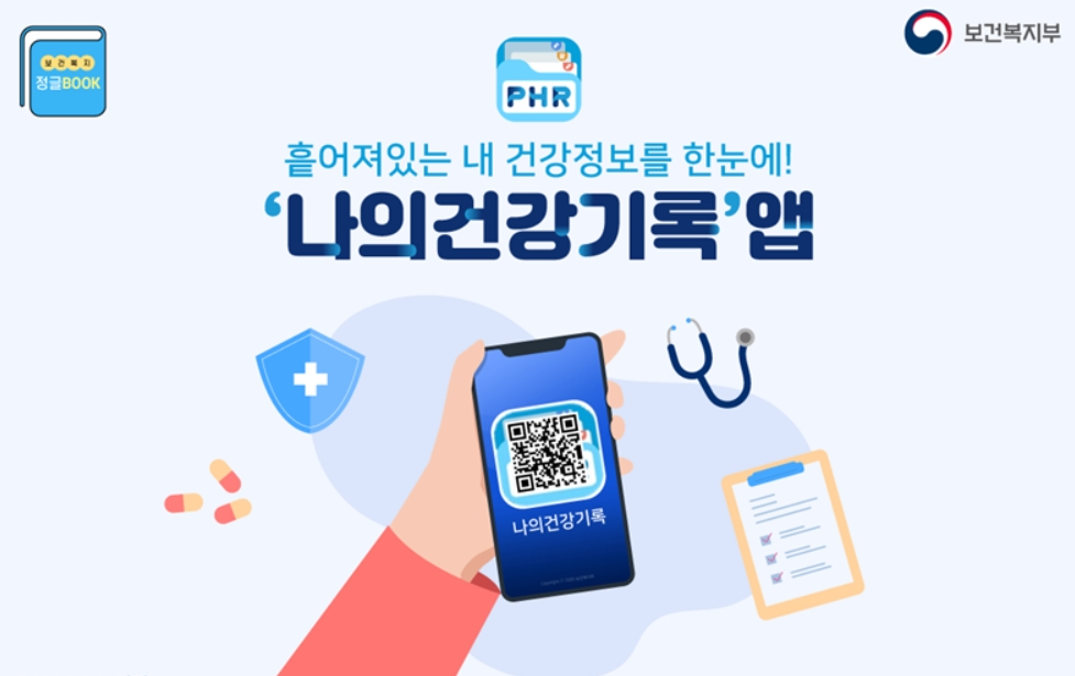 '나의건강기록' 앱 [보건복지부 제공]