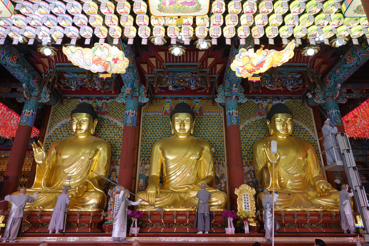 서울 종로구 조계사 대웅전. [연합]