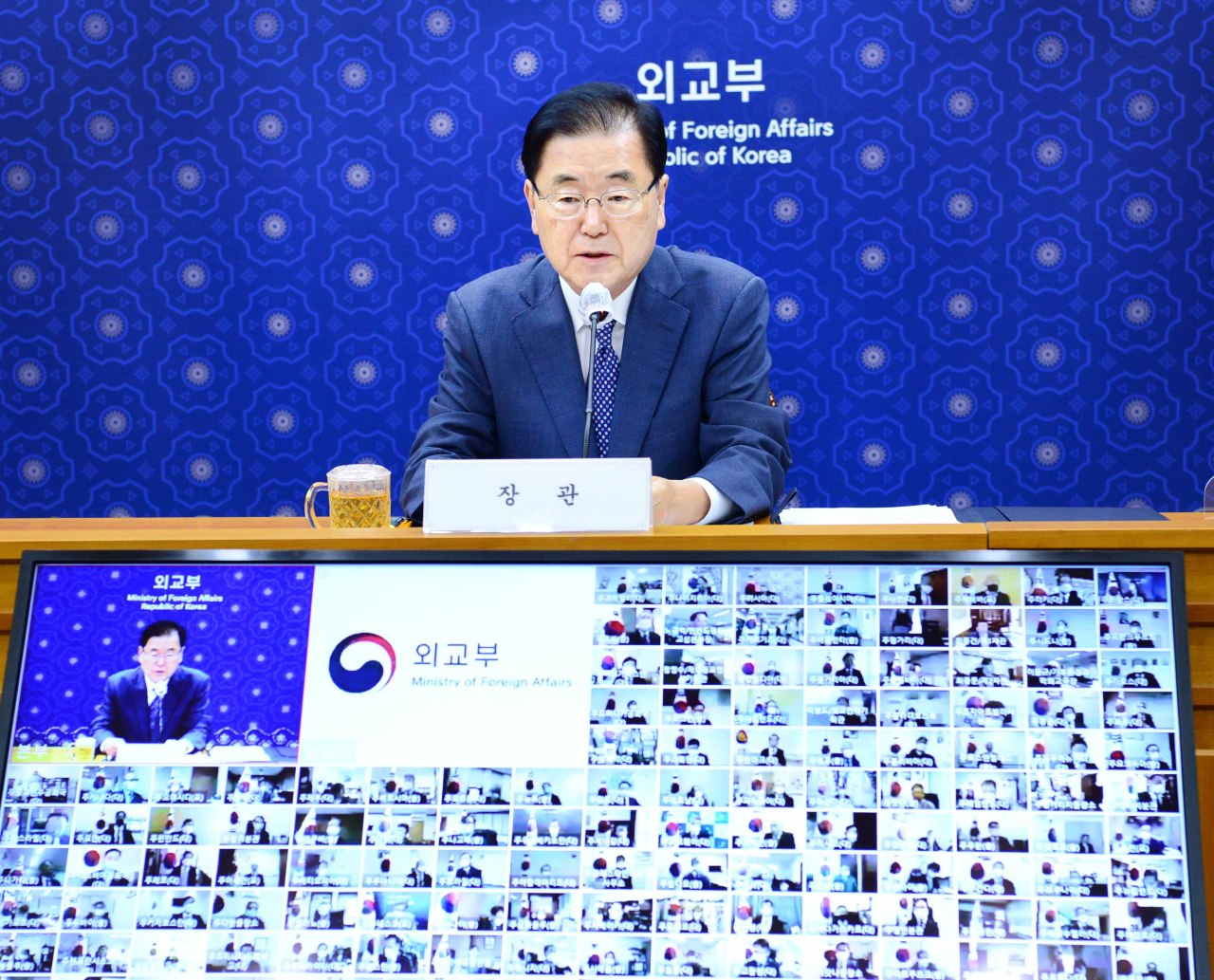South Korean Foreign Minister Chung Eui-yong (Yonhap)