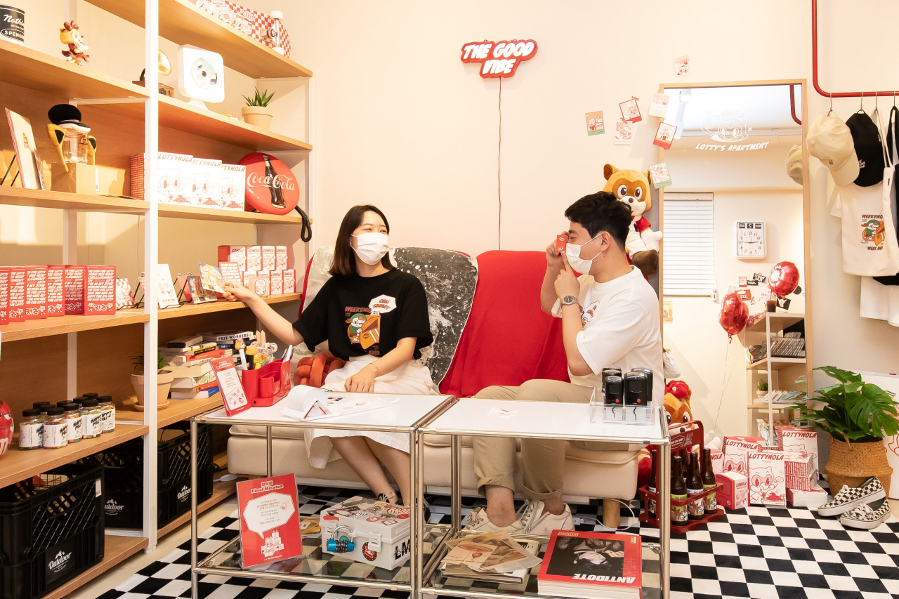 롯데월드 성수동 팝업스토어, 로티의 아파트