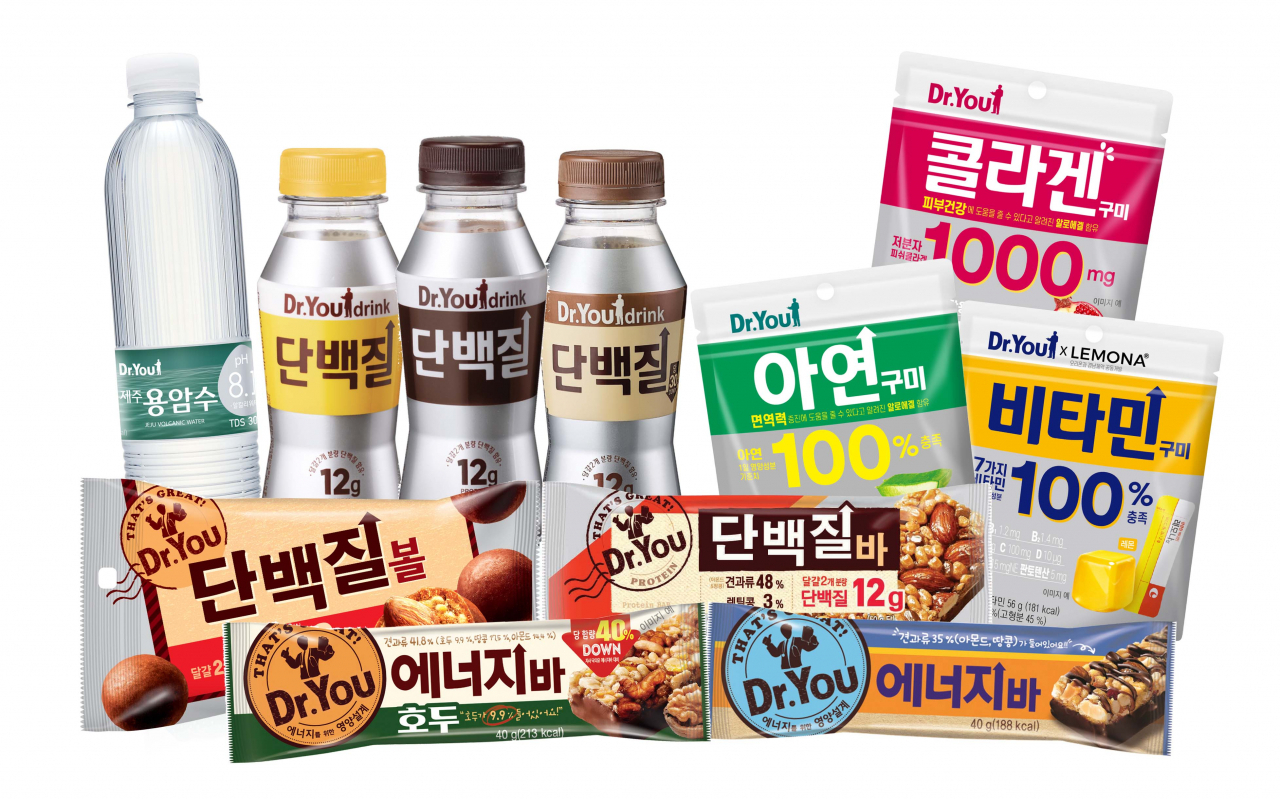 오리온이 출시한 브랜드 '닥터유'의 제품들. [오리온 제공]
