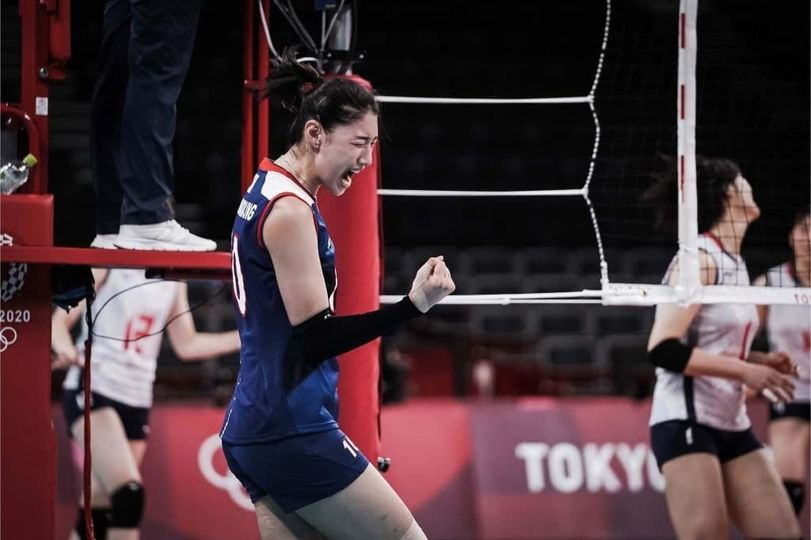 이재명 경기지사가 페이스북에 올린 배구선수 김연경의 모습. [국제배구연맹(FIVB)]