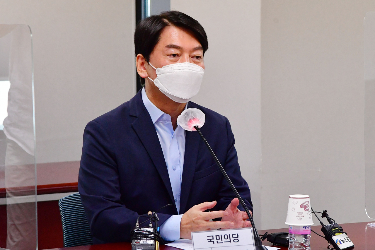 국민의당 안철수 대표. [연합]