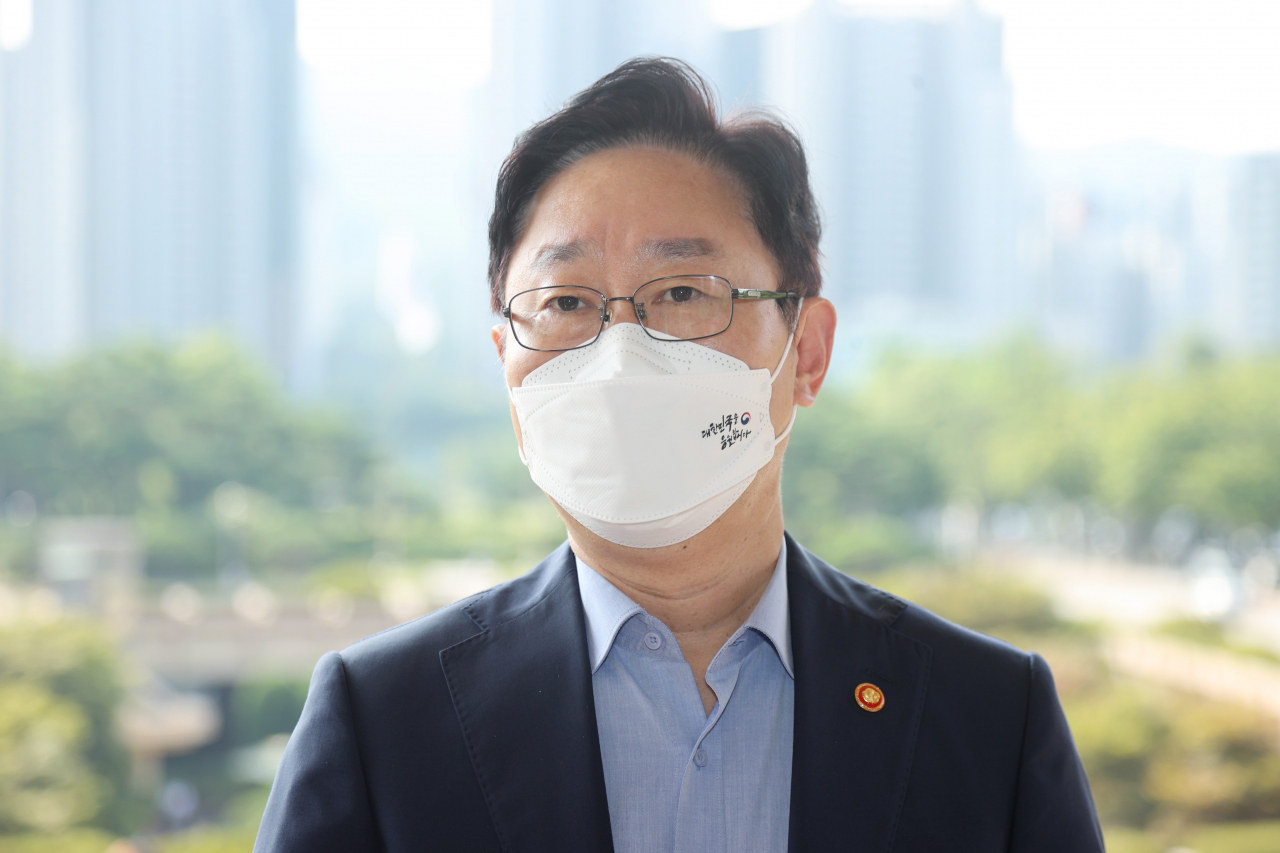 박범계 법무부 장관. [연합]